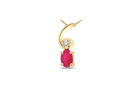 Gold Plated | Solitaire Stud Pendants